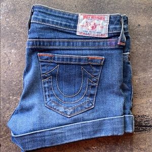 True Religion Jean Shorts